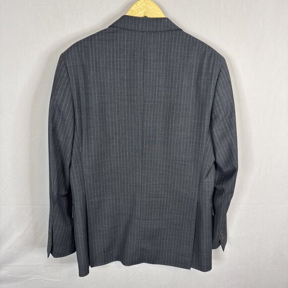 Brooks Brothers Explorer Regent Fit 40R Gray Pinstripe Blazer Jacket - Picture 4 of 11